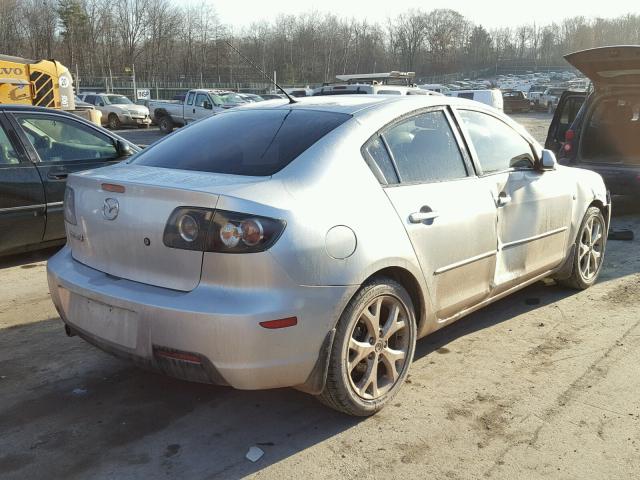 JM1BK32G481185576 - 2008 MAZDA 3 I SILVER photo 4