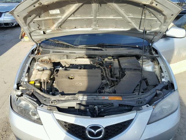 JM1BK32G481185576 - 2008 MAZDA 3 I SILVER photo 7