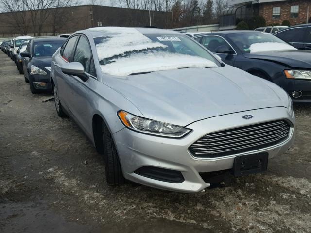 1FA6P0G70E5383110 - 2014 FORD FUSION S SILVER photo 1