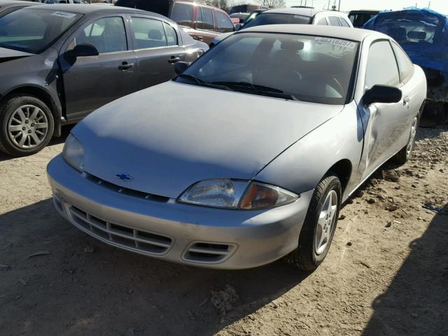 1G1JC124917200782 - 2001 CHEVROLET CAVALIER SILVER photo 2