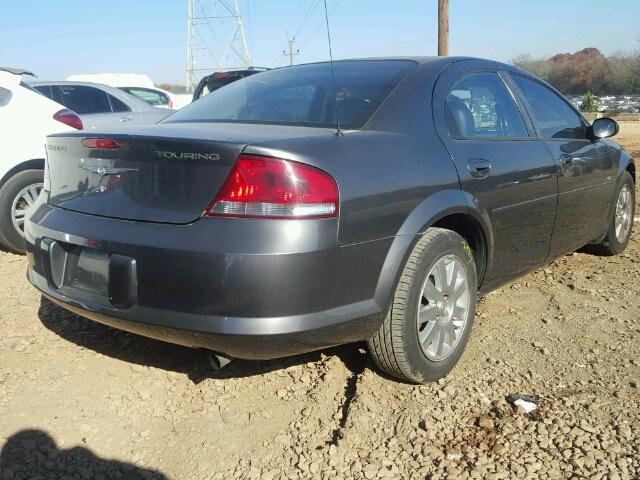 1C3EL56R84N238935 - 2004 CHRYSLER SEBRING LX GRAY photo 4