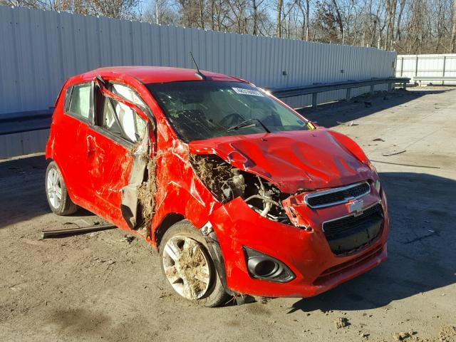 KL8CB6S97EC453438 - 2014 CHEVROLET SPARK LS RED photo 1