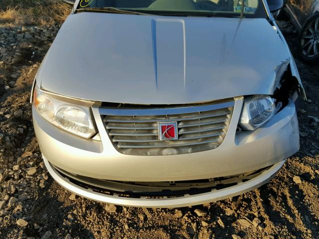 1G8AJ52FX5Z129926 - 2005 SATURN ION LEVEL SILVER photo 7