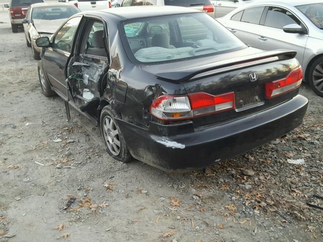 1HGCG66842A137501 - 2002 HONDA ACCORD EX BLACK photo 3