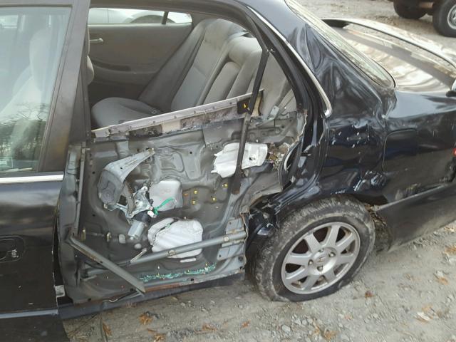 1HGCG66842A137501 - 2002 HONDA ACCORD EX BLACK photo 9