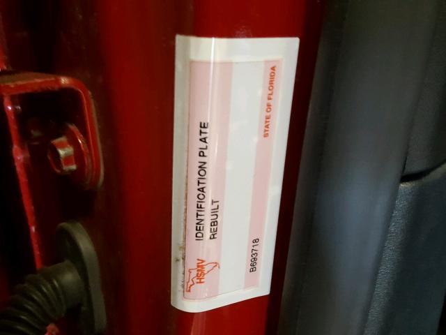 5YJSA1E44GF120404 - 2016 TESLA MODEL S RED photo 10