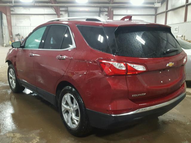 2GNAXMEVXJ6142724 - 2018 CHEVROLET EQUINOX PR RED photo 3