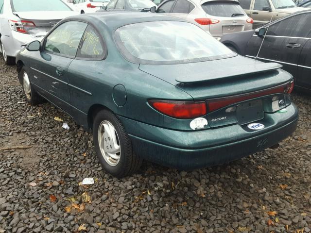 3FAKP1137YR138543 - 2000 FORD ESCORT ZX2 GREEN photo 3