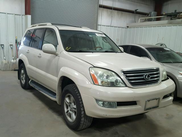 JTJBT20X830017851 - 2003 LEXUS GX 470 WHITE photo 1