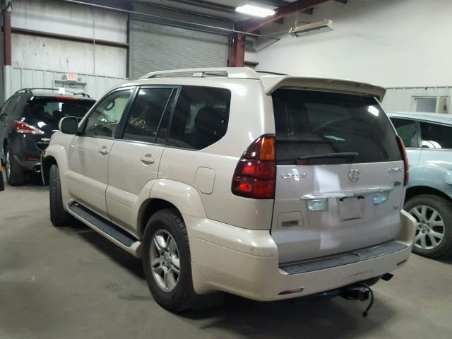 JTJBT20X830017851 - 2003 LEXUS GX 470 WHITE photo 3