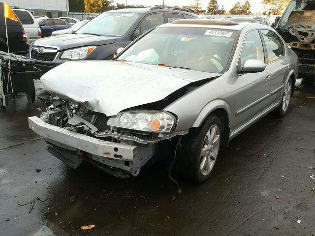 JN1DA31A43T430398 - 2003 NISSAN MAXIMA GLE GRAY photo 2