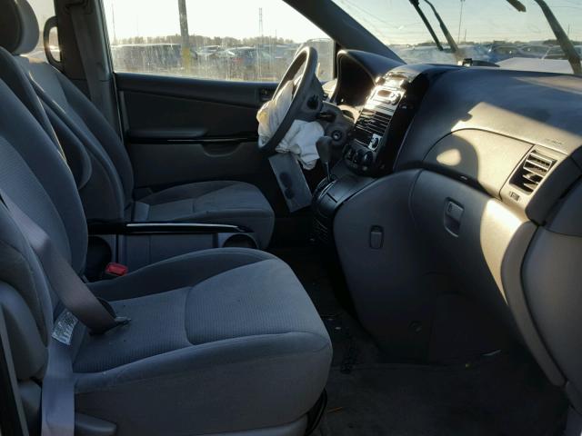 5TDZA23C65S342093 - 2005 TOYOTA SIENNA CE SILVER photo 5