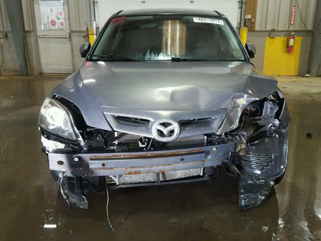 JM1BK143571691690 - 2007 MAZDA 3 HATCHBAC GRAY photo 9