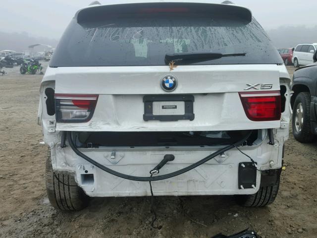 5UXZV4C51D0E02057 - 2013 BMW X5 XDRIVE3 თეთრი ფოტო 9
