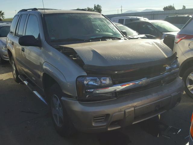 1GNDT13S052230958 - 2005 CHEVROLET TRAILBLAZE BEIGE photo 1