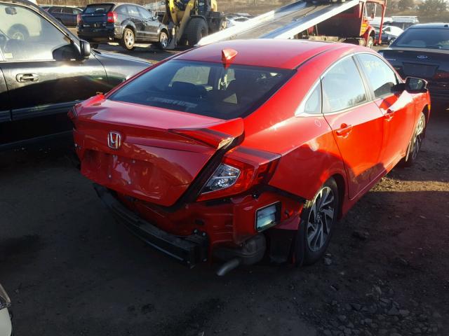 2HGFC2F71HH508438 - 2017 HONDA CIVIC EX RED photo 4