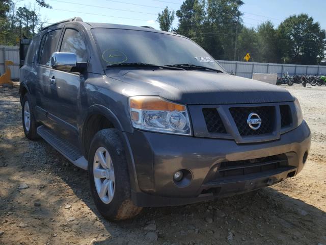 5N1AA0ND8CN610518 - 2012 NISSAN ARMADA SV GRAY photo 1