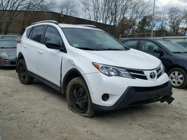 2T3BFREV6EW201744 - 2014 TOYOTA RAV4 LE WHITE photo 1