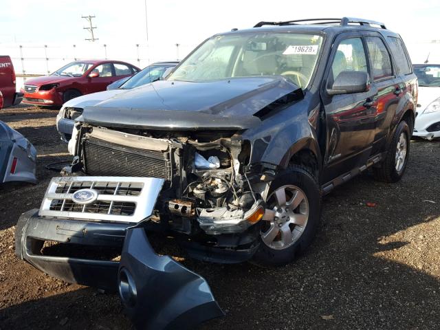 1FMCU49349KB61213 - 2009 FORD ESCAPE HYB GRAY photo 2