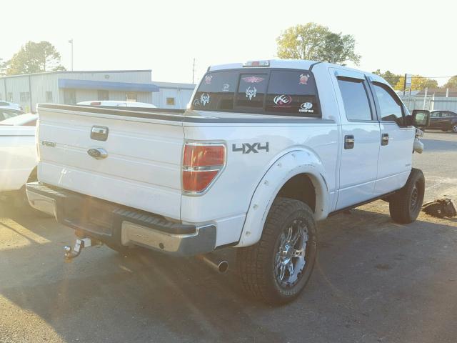 1FTFW1ET3EKD36108 - 2014 FORD F150 SUPER WHITE photo 4