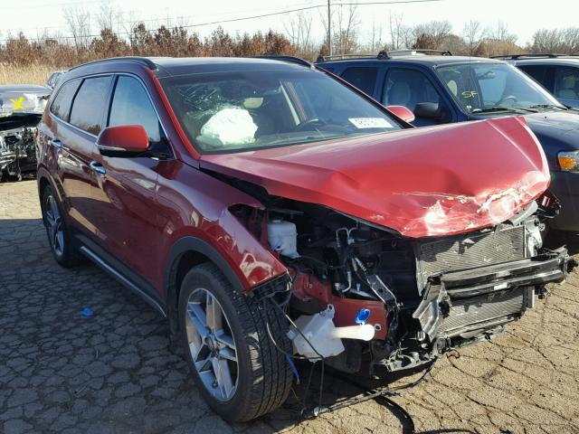 KM8SRDHF2HU202949 - 2017 HYUNDAI SANTA FE S RED photo 1