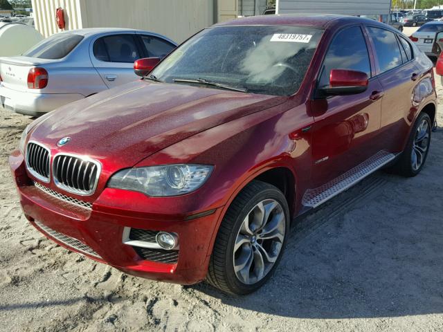 5UXFG2C50E0H10050 - 2014 BMW X6 XDRIVE3 RED photo 2