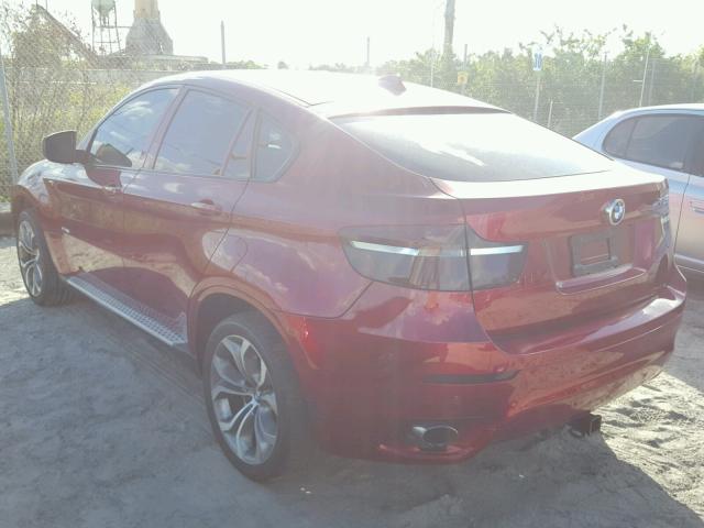 5UXFG2C50E0H10050 - 2014 BMW X6 XDRIVE3 RED photo 3