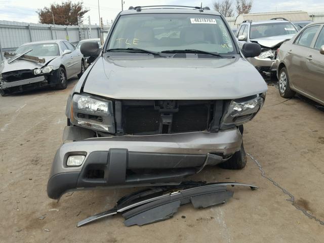 1GNDS13S052334689 - 2005 CHEVROLET TRAILBLAZE GRAY photo 9