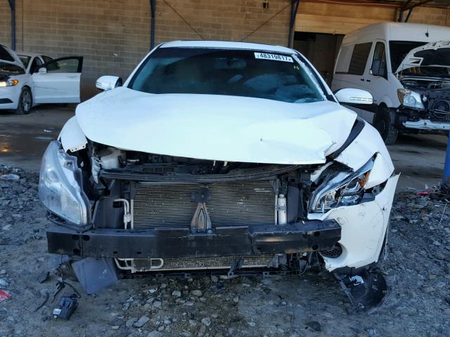 1N4AA5APXDC822812 - 2013 NISSAN MAXIMA S WHITE photo 9