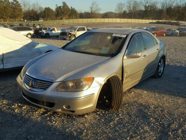 JH4KB16566C007648 - 2006 ACURA RL ვერცხლისფერი ფოტო 2