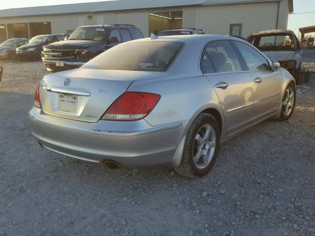 JH4KB16566C007648 - 2006 ACURA RL ვერცხლისფერი ფოტო 4