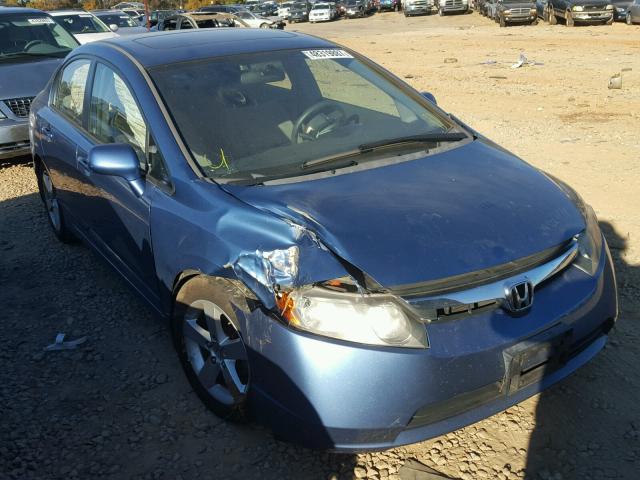 1HGFA16876L065639 - 2006 HONDA CIVIC EX BLUE photo 1