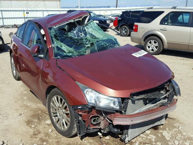 1G1PH5SB7D7214752 - 2013 CHEVROLET CRUZE ECO MAROON photo 1