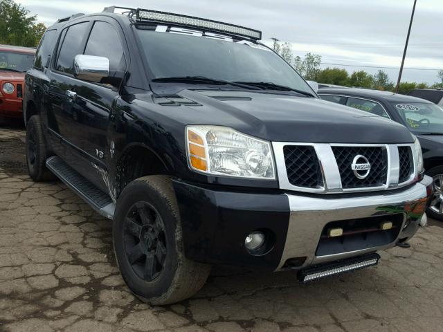 5N1AA08BX5N716143 - 2005 NISSAN ARMADA SE BLACK photo 1