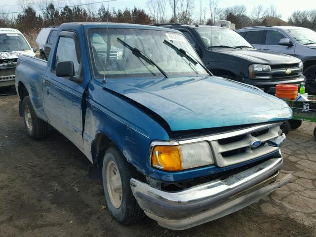 1FTCR10A5VPA56192 - 1997 FORD RANGER TEAL photo 1