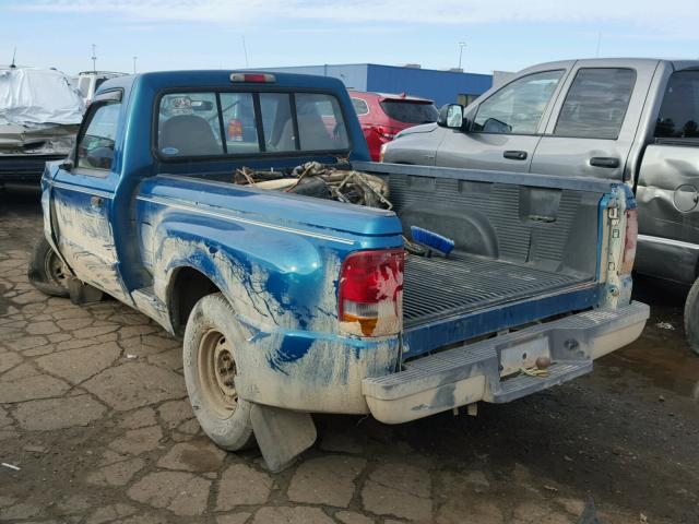 1FTCR10A5VPA56192 - 1997 FORD RANGER TEAL photo 3