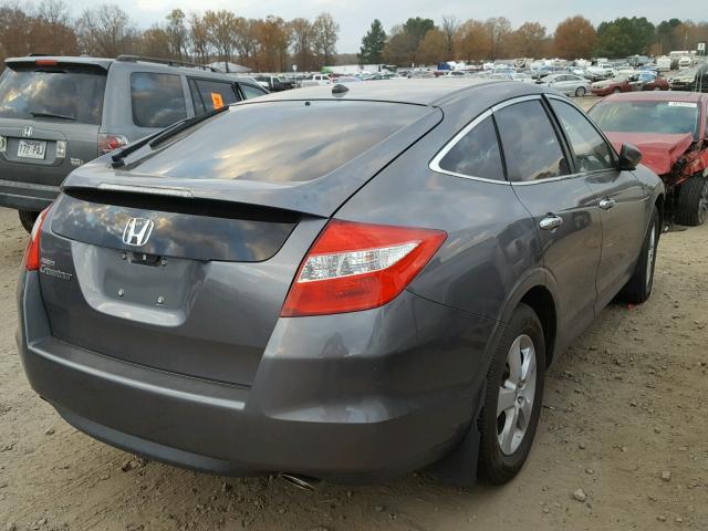 5J6TF1H34BL000417 - 2011 HONDA ACCORD CRO GRAY photo 4