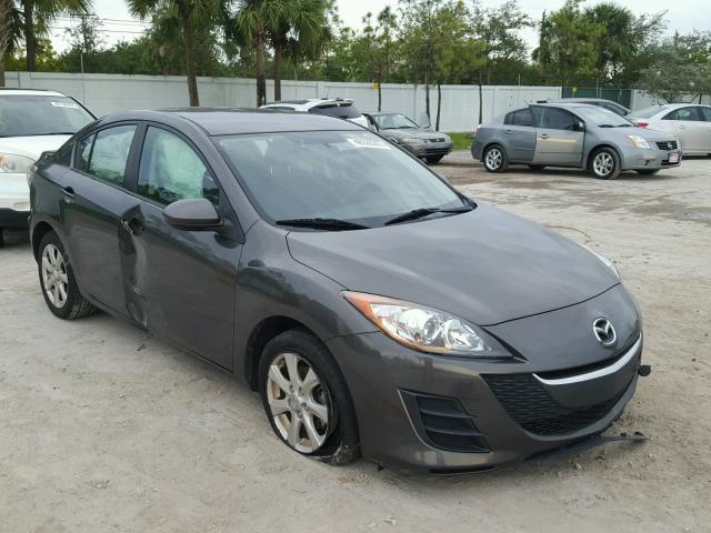 JM1BL1SF6A1104012 - 2010 MAZDA 3 I GRAY photo 1