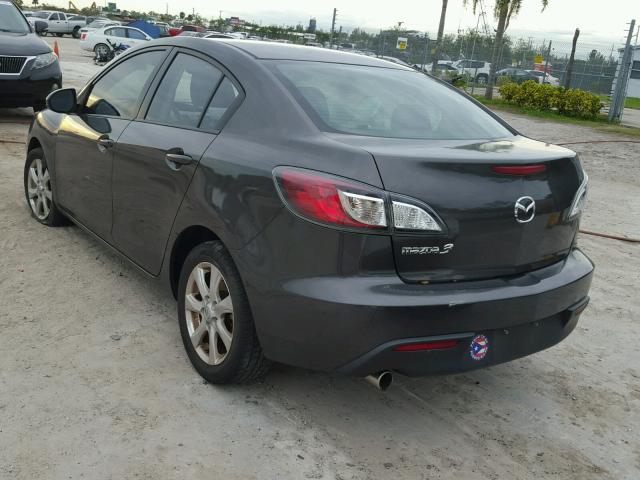 JM1BL1SF6A1104012 - 2010 MAZDA 3 I GRAY photo 3