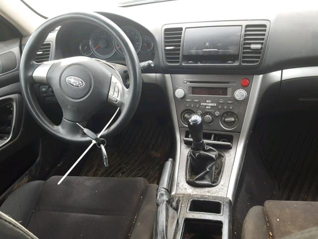 4S4BP60C386328258 - 2008 SUBARU OUTBACK GRAY photo 9