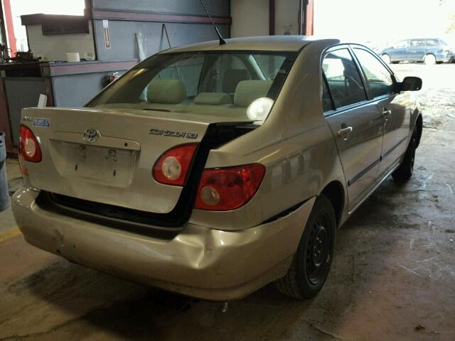 2T1BR32E87C791287 - 2007 TOYOTA COROLLA CE TAN photo 4