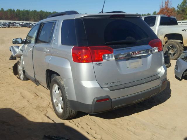 2GKALSEK9E6111828 - 2014 GMC TERRAIN SL SILVER photo 3