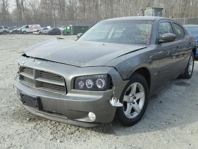 2B3CA3CV9AH231142 - 2010 DODGE CHARGER SX GRAY photo 2