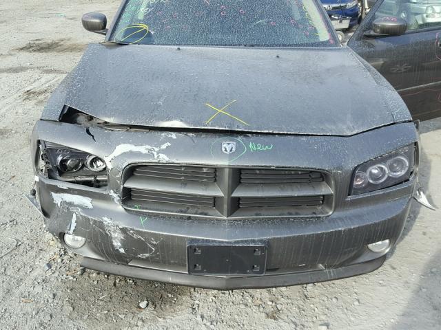 2B3CA3CV9AH231142 - 2010 DODGE CHARGER SX GRAY photo 7