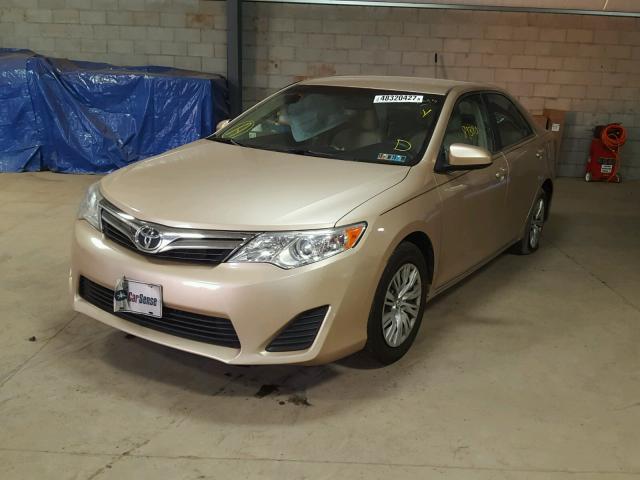 4T4BF1FK6CR168035 - 2012 TOYOTA CAMRY BASE CREAM photo 2