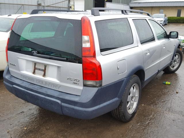 YV1SZ59H141132862 - 2004 VOLVO XC70 SILVER photo 4