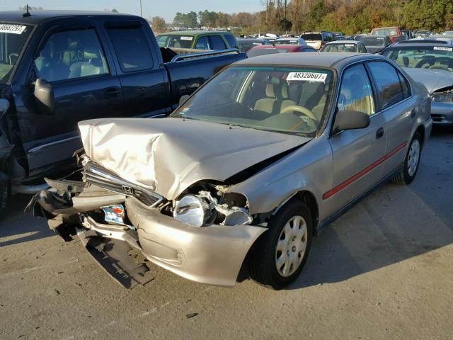 1HGEJ6676YL056577 - 2000 HONDA CIVIC LX TAN photo 2