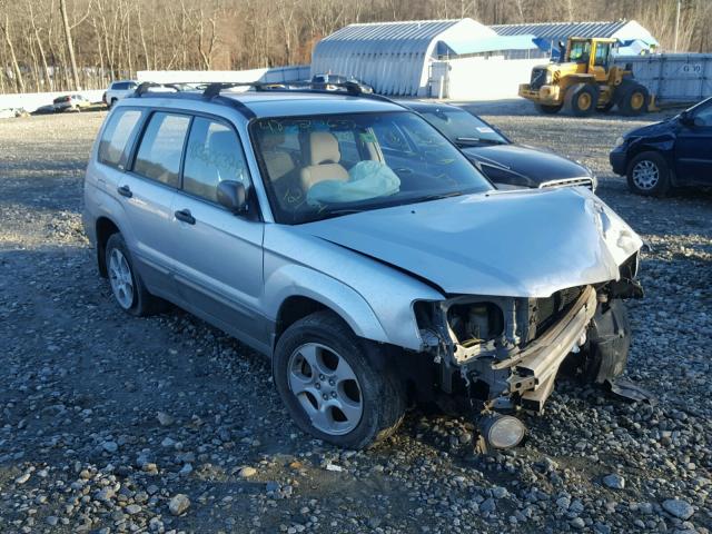 JF1SG65694H755634 - 2004 SUBARU FORESTER 2 SILVER photo 1