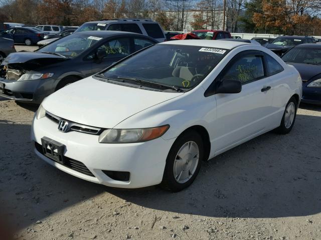 2HGFG11246H520168 - 2006 HONDA CIVIC DX WHITE photo 2