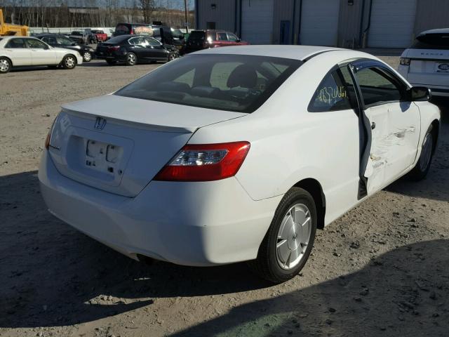 2HGFG11246H520168 - 2006 HONDA CIVIC DX WHITE photo 4